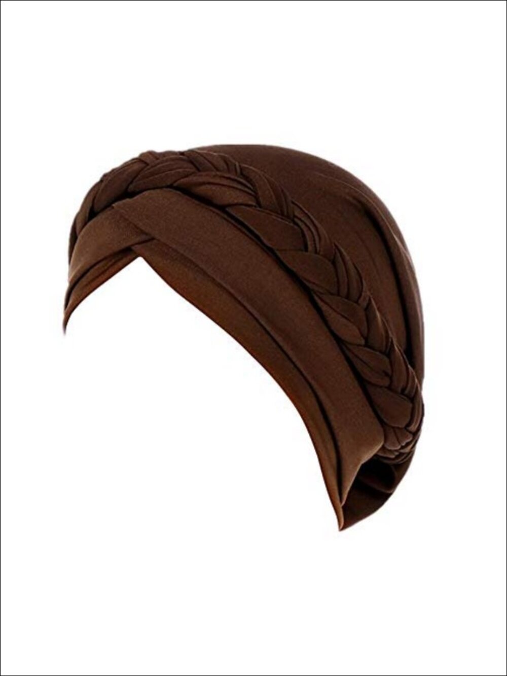 Silky Polyester Braid Turban Cap - Chemo Beanie Hijab Headwear for Women